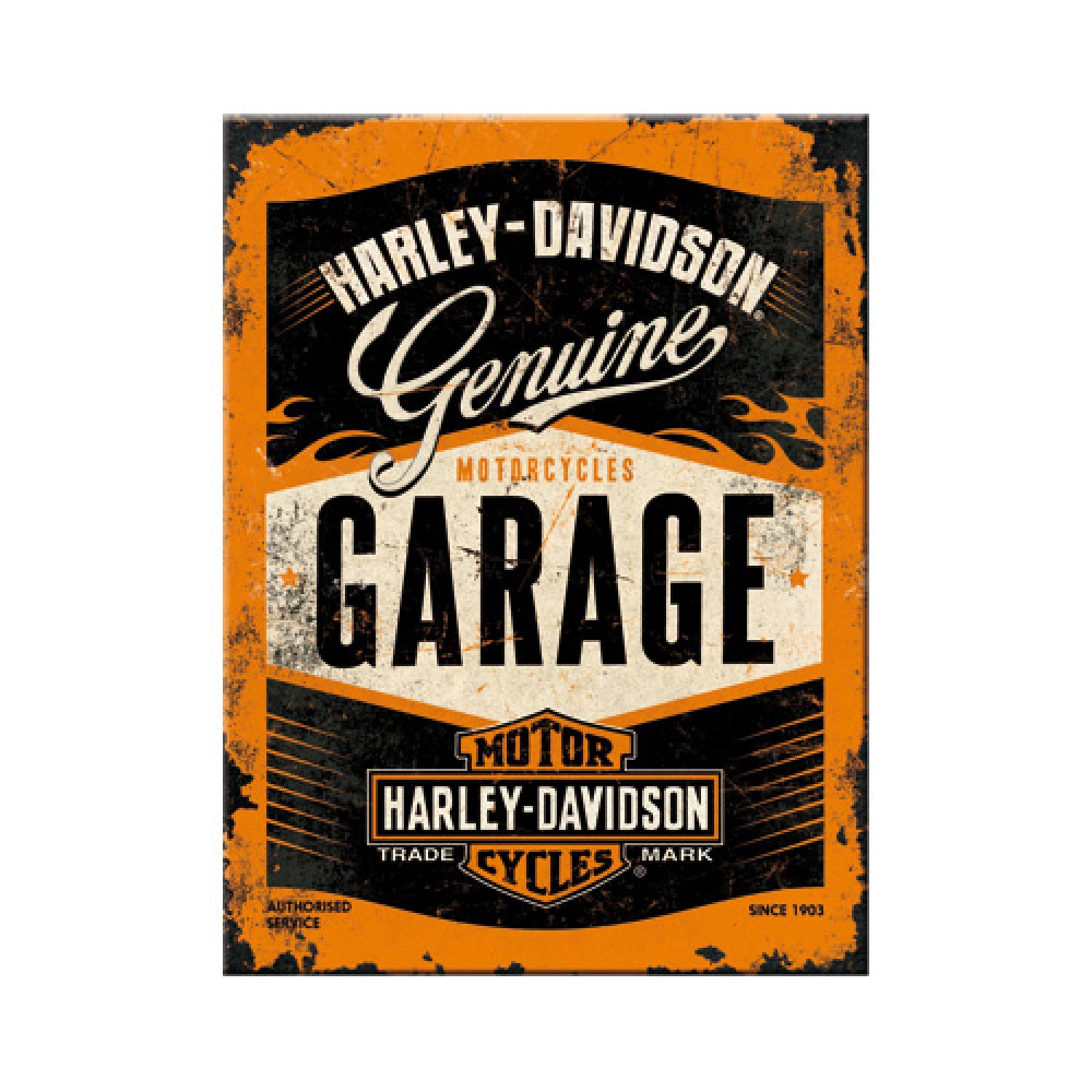 Magnet - Harley Davidson Garage